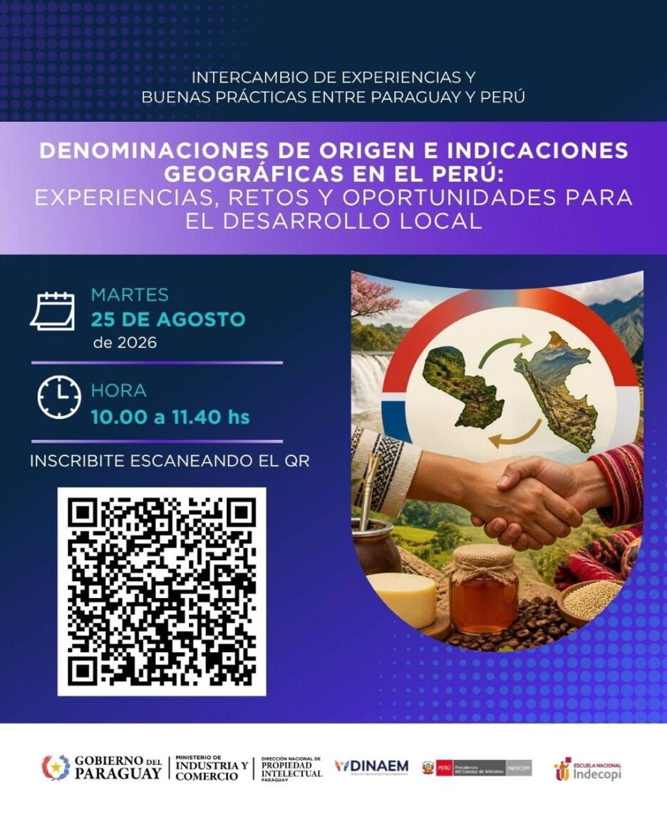 Perú y Paraguay intercambian experiencias sobre denominaciones de origen e indicaciones geográficas