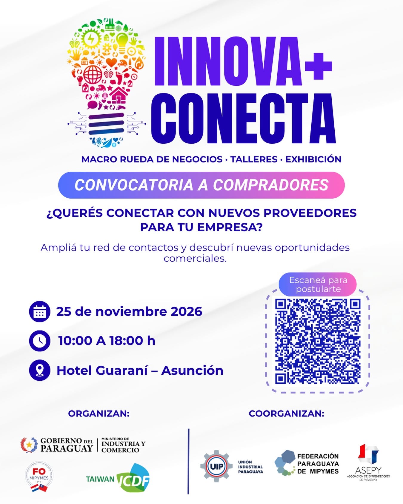 INNOVA + CONECTA 2026 realizara una jornada para impulsar la innovación, la tecnología y los negocios.